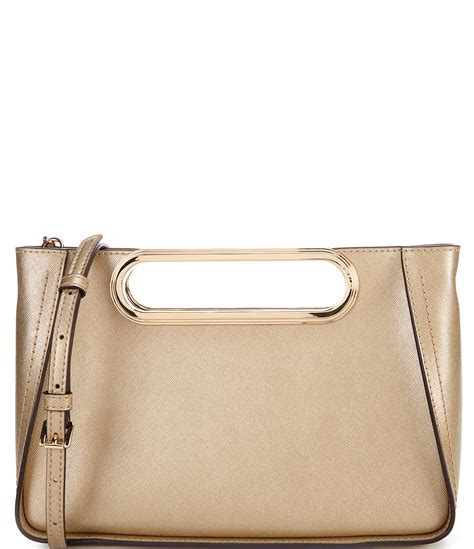 michael kors leather convertible clutch